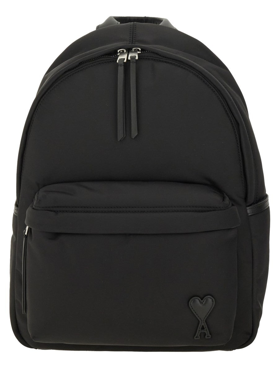 AMI PARIS BACKPACK "MARCEL" WITH LOGO