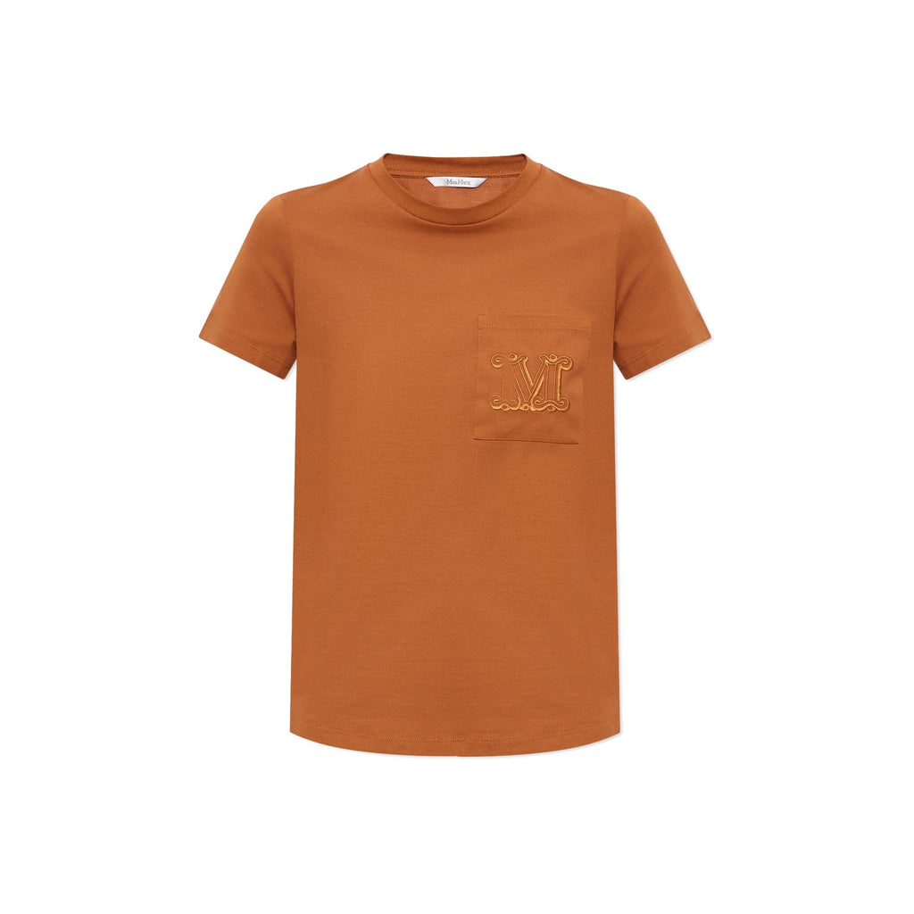 Max Mara 'Papaia' Cotton Logo T-Shirt
