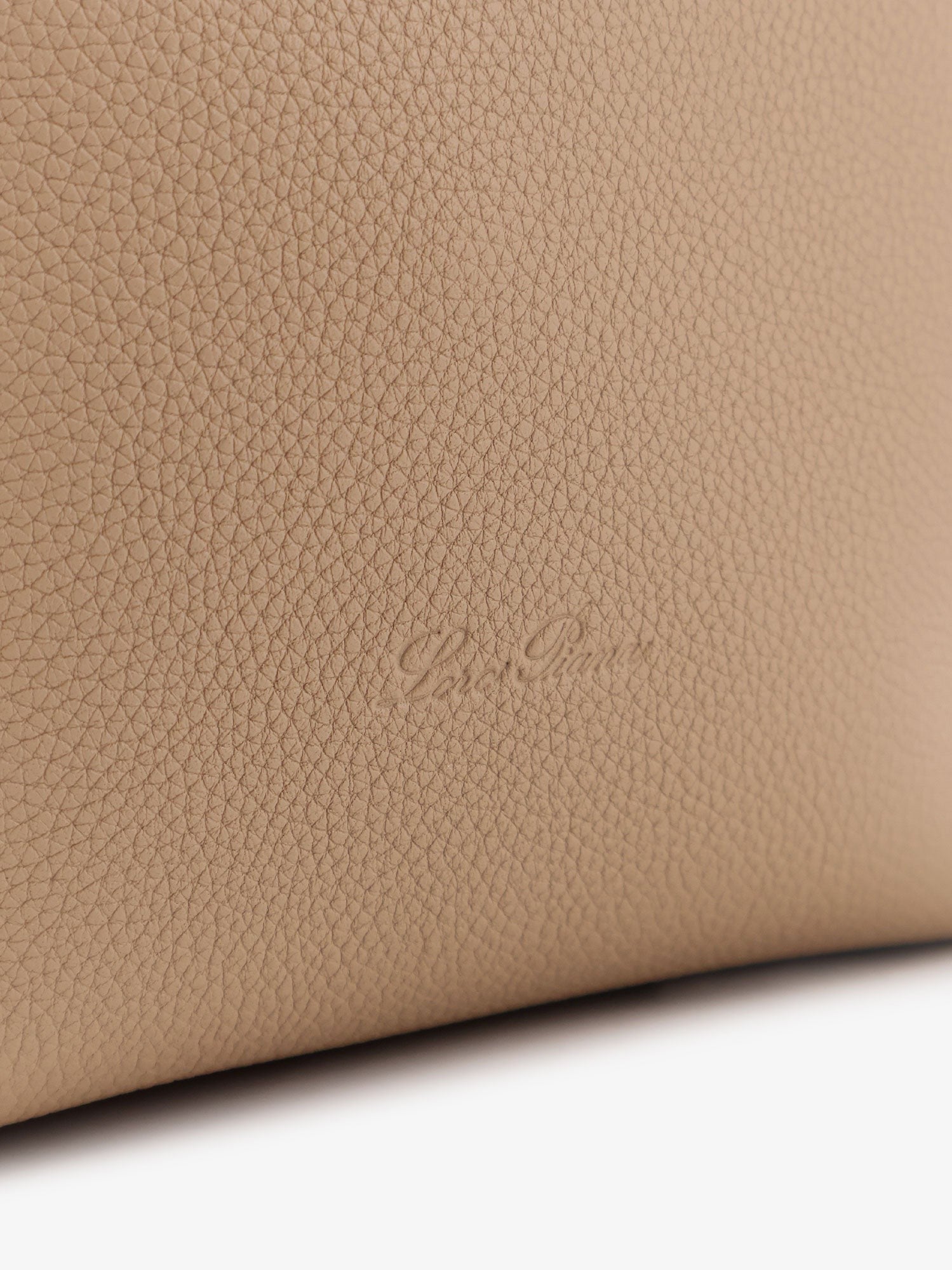 LORO PIANA Bale Small leather bucket bag