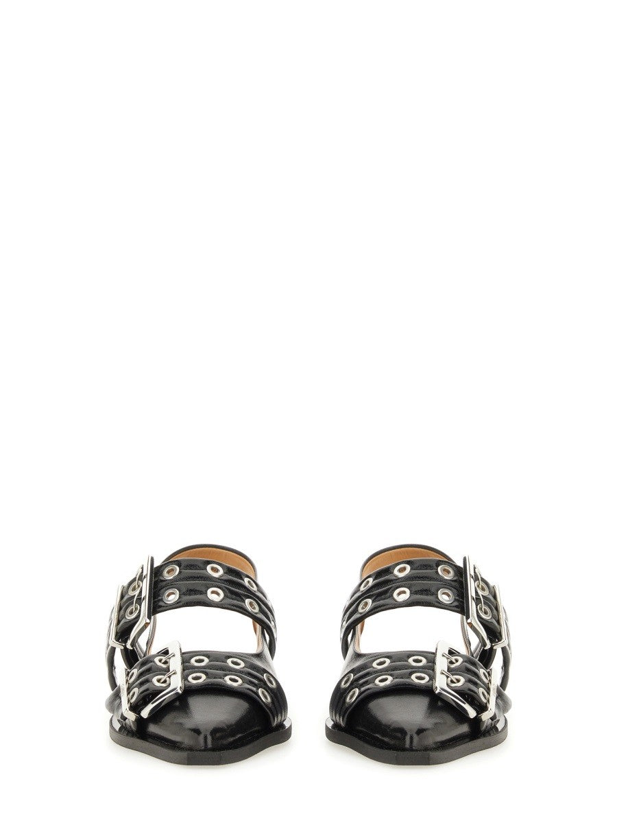 GANNI BALLERINA WITH BUCKLE