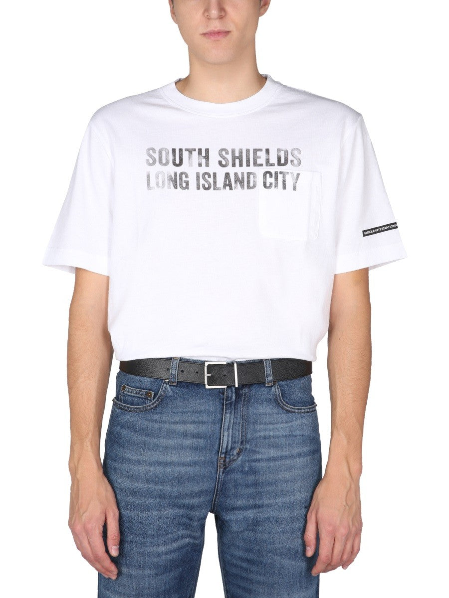 BARBOUR - BARBOUR X ENGINEERED GARMENTS T-SHIRT