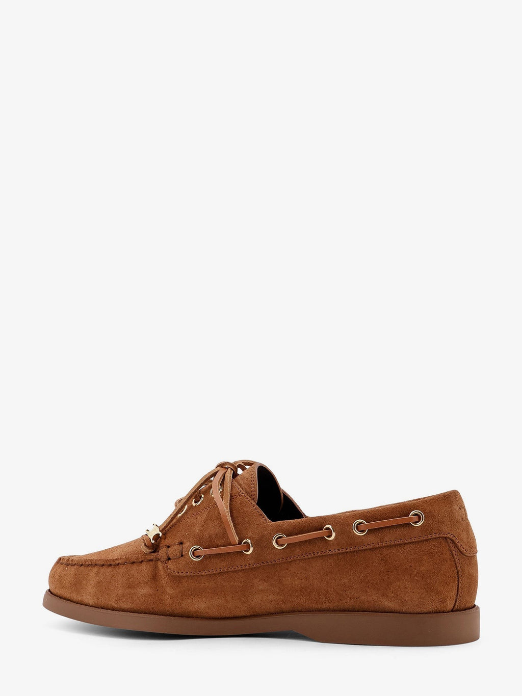 Celine Bateau suede loafers
