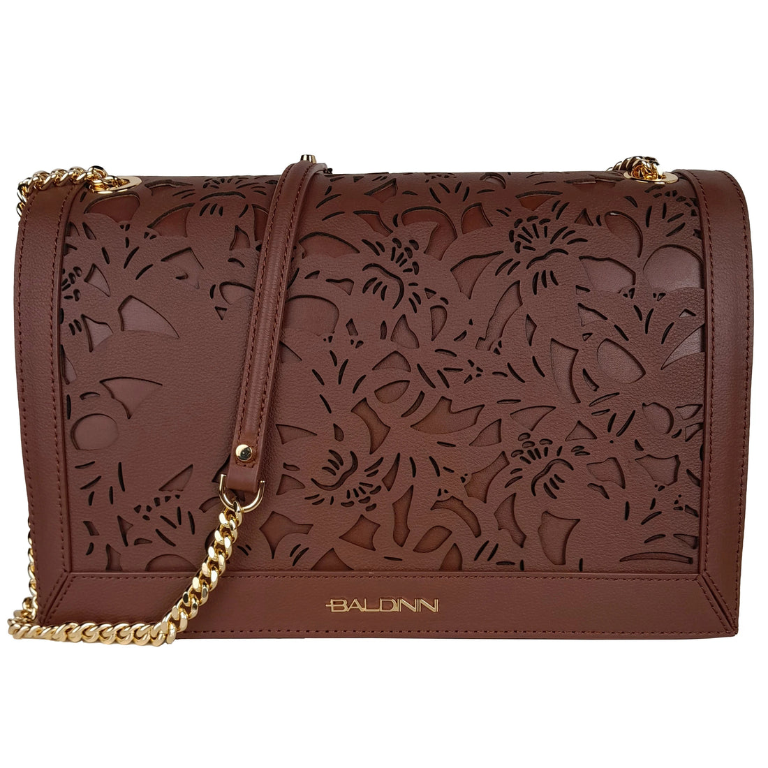 Baldinini Crossbody Bags Brown Woman