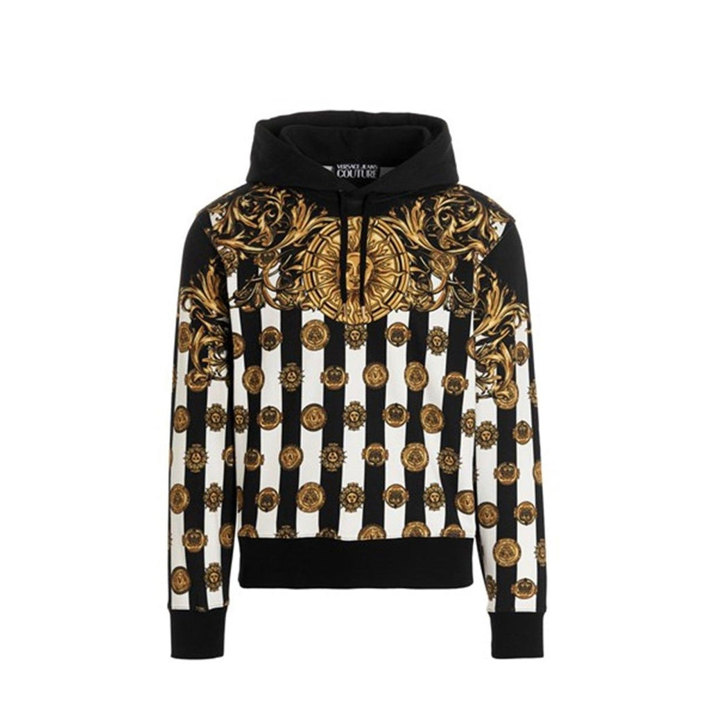 Versace Jeans Couture Printed Hooded Sweatshirt