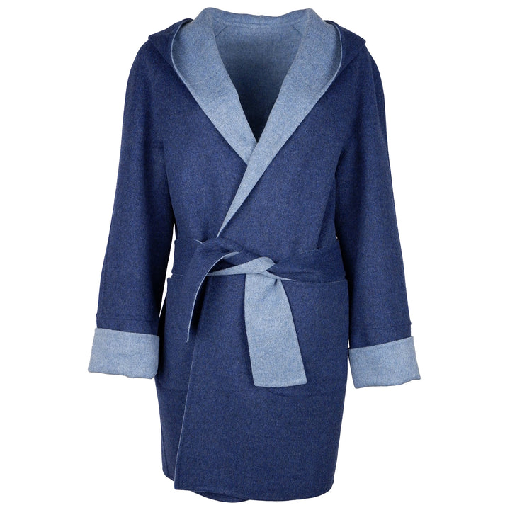 Loro Piana Fabric Coats Blue Woman