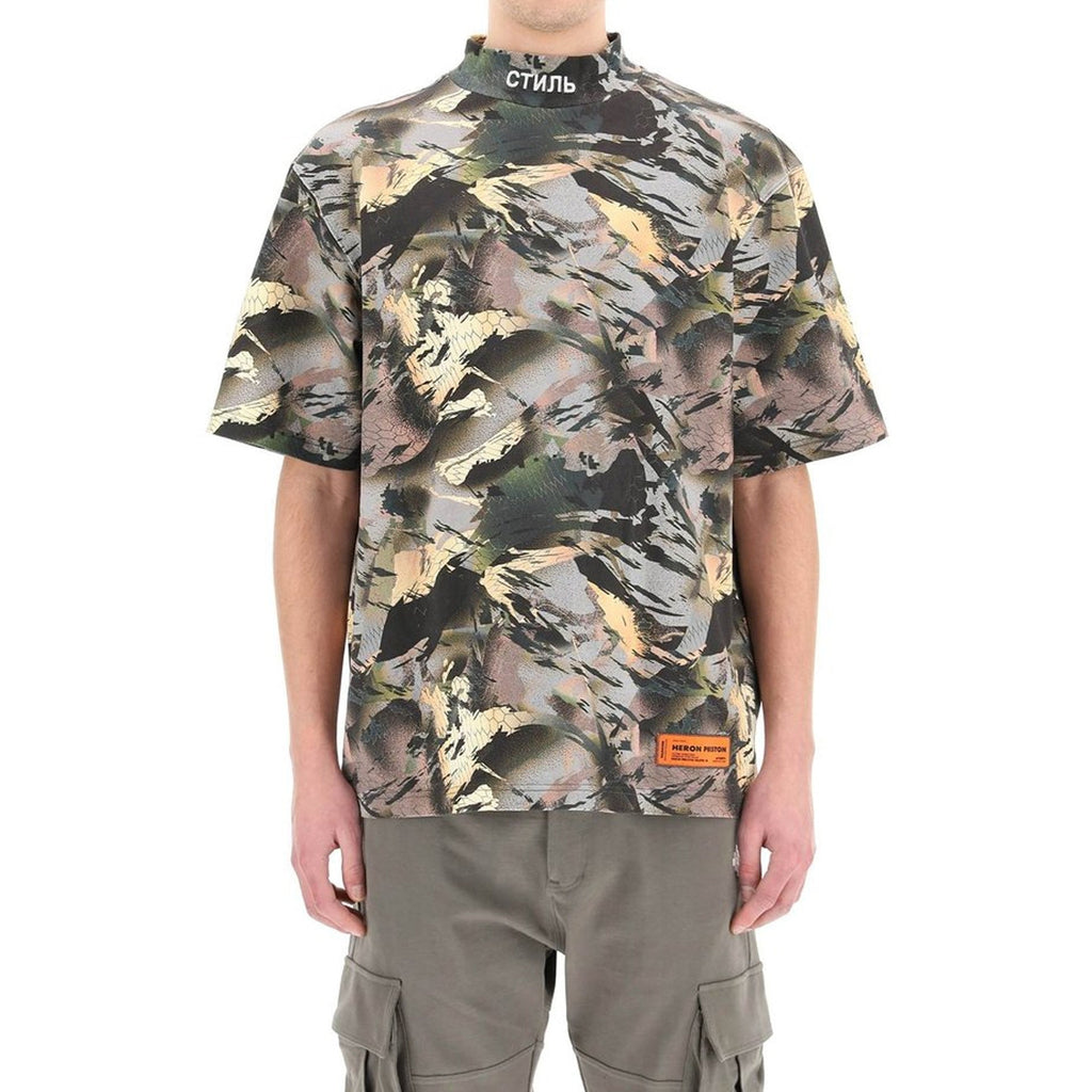 Heron Preston Camouflage Print T-shirt – Siebentaschen