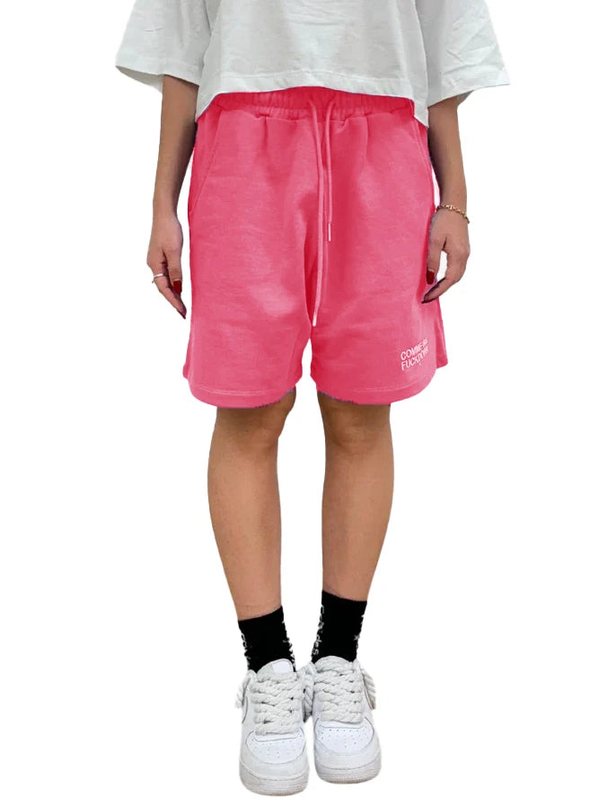 Comme Des Fuckdown shorts Fuchsia Woman