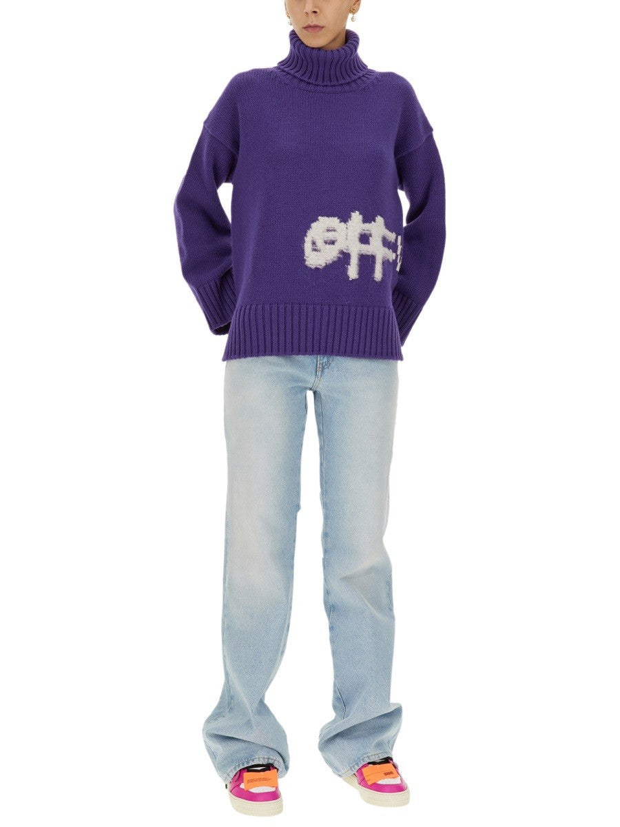 Off-white BEACH BABY BAGGY JEANS