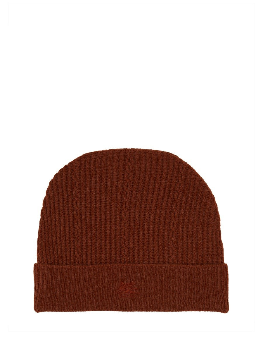 Etro BEANIE HAT WITH LOGO