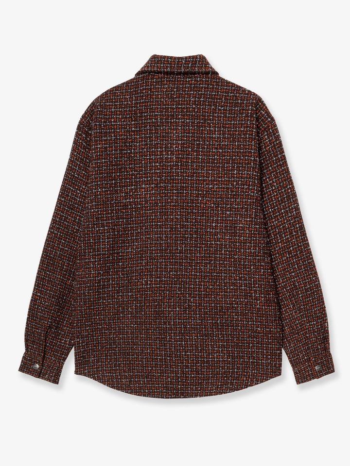 Carhartt Wip Bellamy Shirt Jac jacket with logo patch on the front