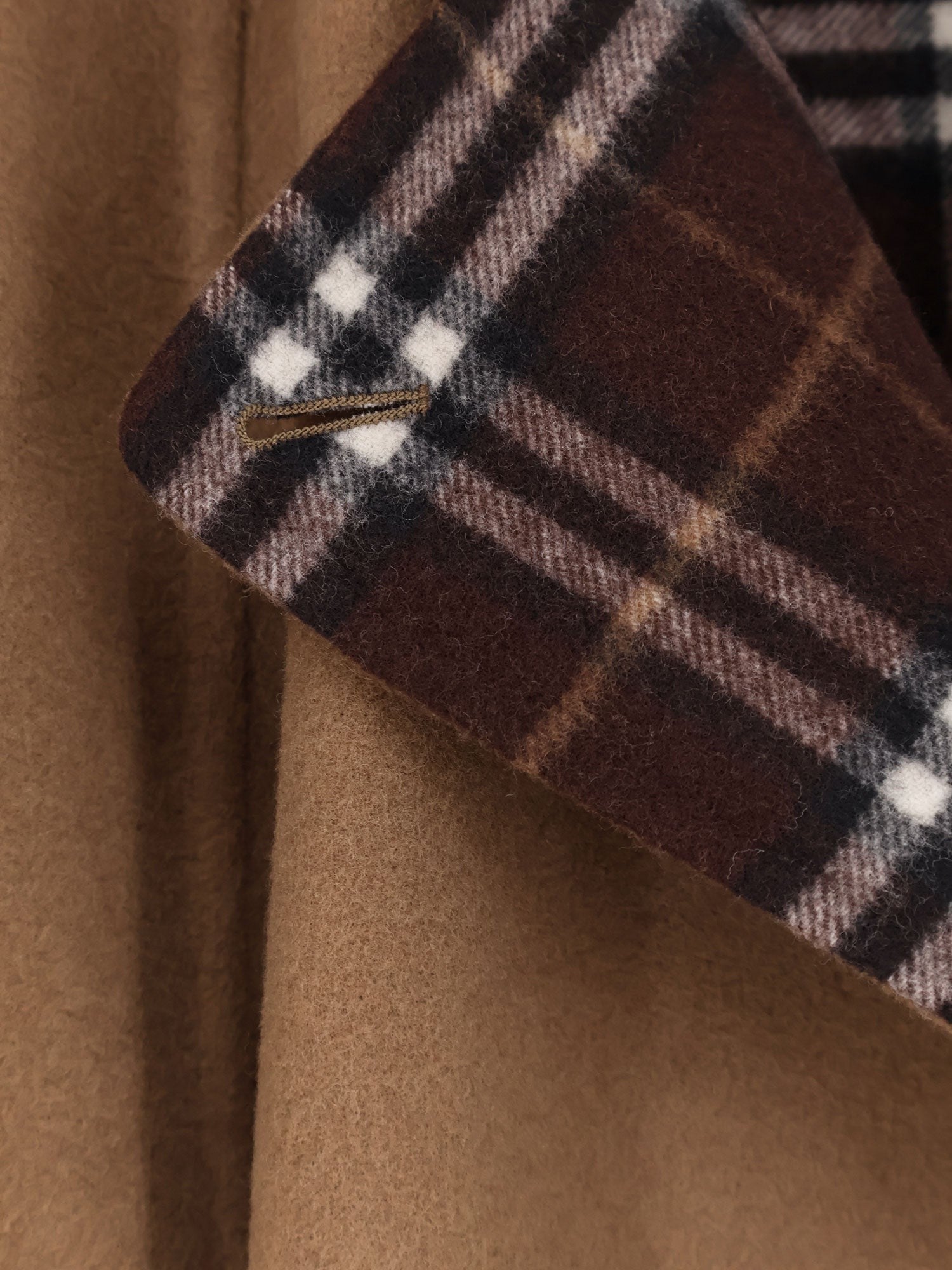 Burberry Belmont virgin wool cape