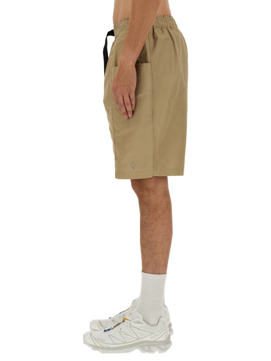 SOUTH2 WEST8 BELTED BERMUDA SHORTS