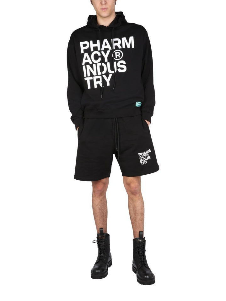 PHARMACY INDUSTRY BERMUDA WITH LOGO PRINT