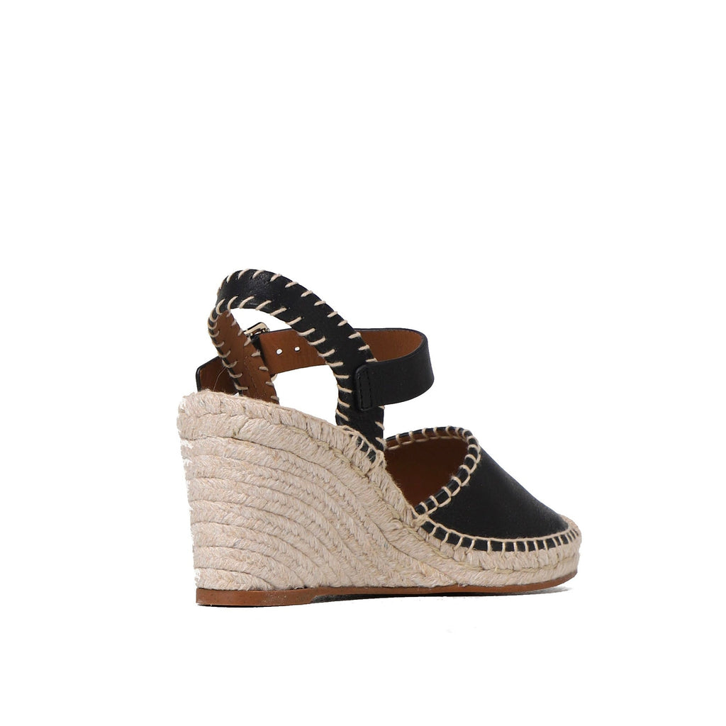 Chloé-Keilsandalen aus Leder