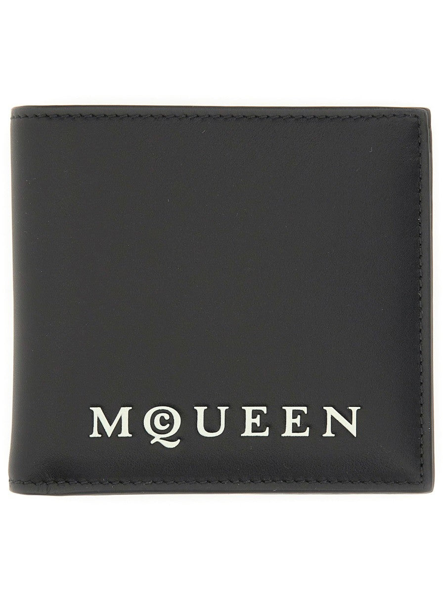 Alexander Mcqueen BIFOLD WALLET WITH LOGO