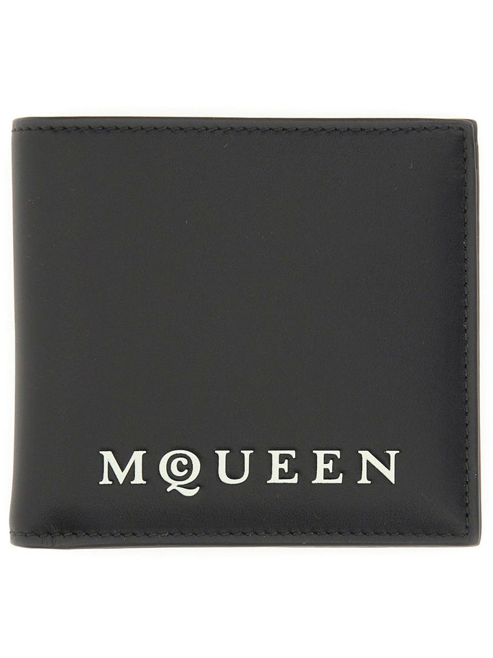 Alexander Mcqueen BIFOLD WALLET WITH LOGO