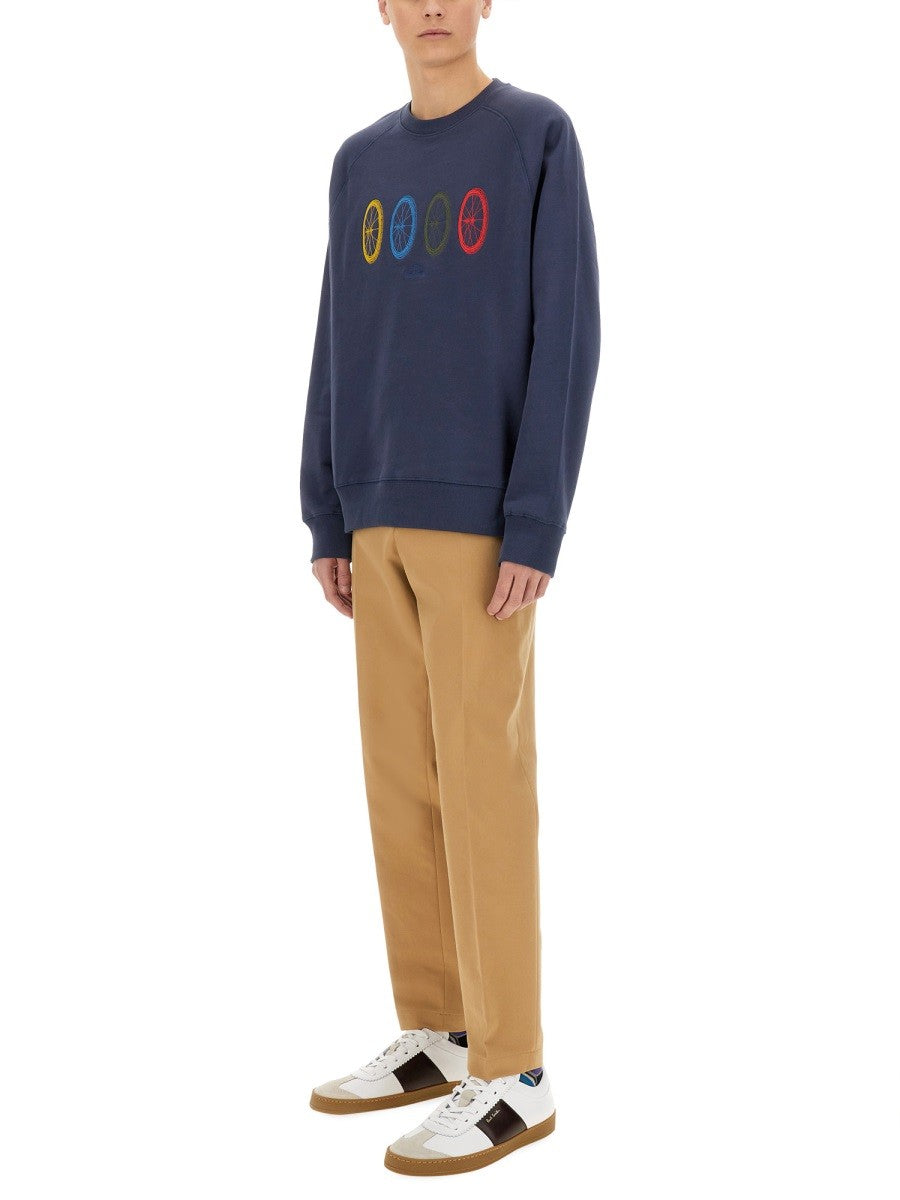 PS BY PAUL SMITH "BIKE WHEEL" SWEATSHIRT