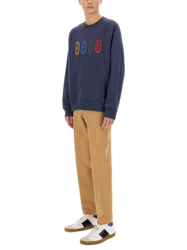 PS BY PAUL SMITH "BIKE WHEEL" SWEATSHIRT