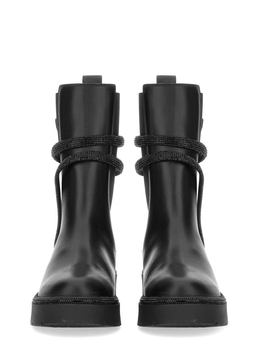 RENE CAOVILLA "BIKER CLEO COMBAT" BOOT