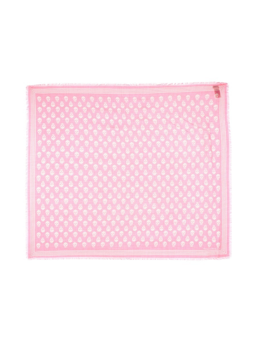 Alexander Mcqueen BIKER SKULL PRINT SCARF