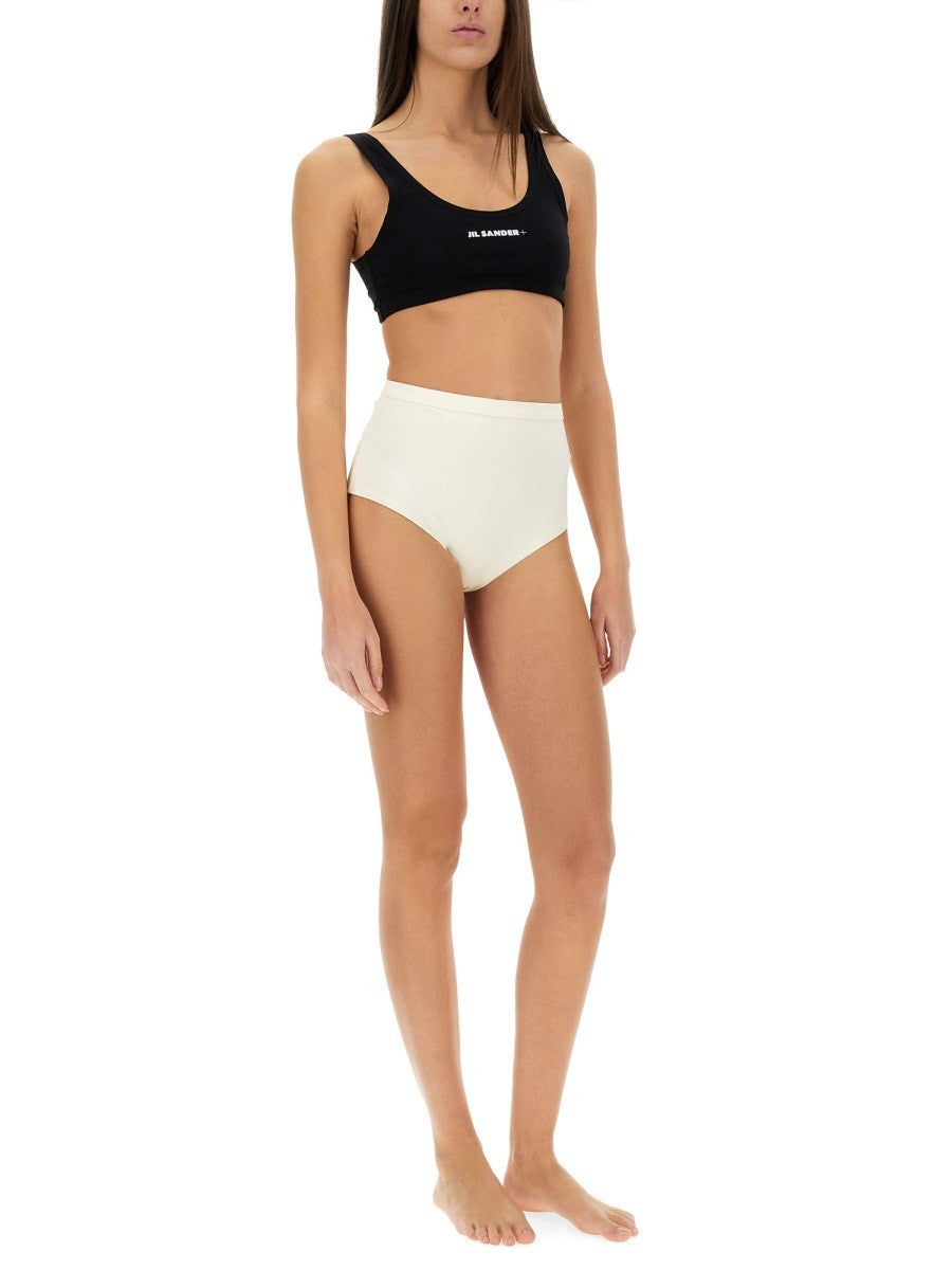 JIL SANDER BIKINI BRIEFS WITH LOGO