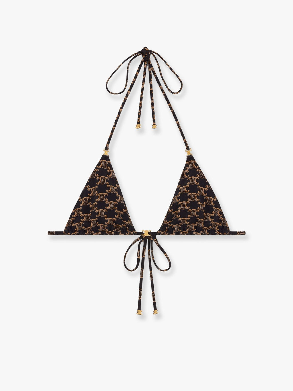 Celine Bikini top with Triomphe print