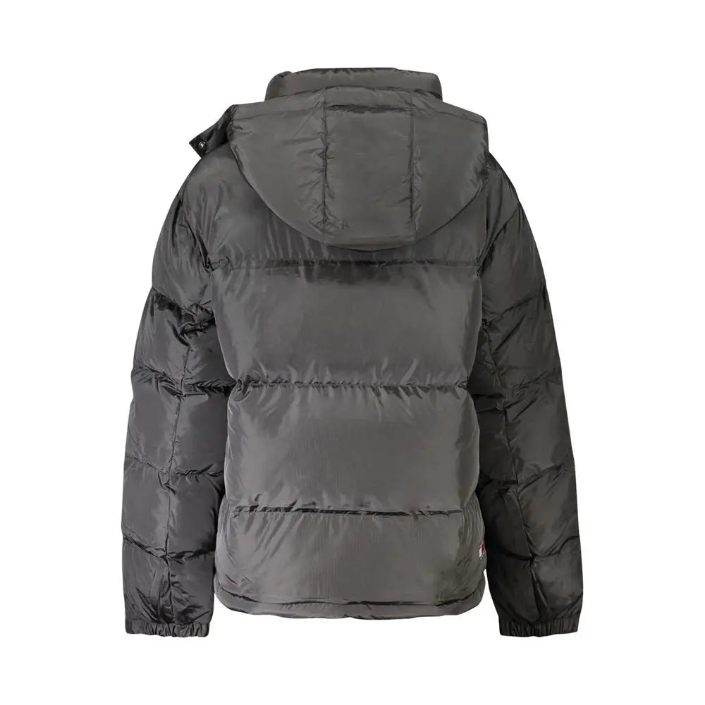 Tommy Hilfiger Alaska Black Polyester Women Puffer Jacket