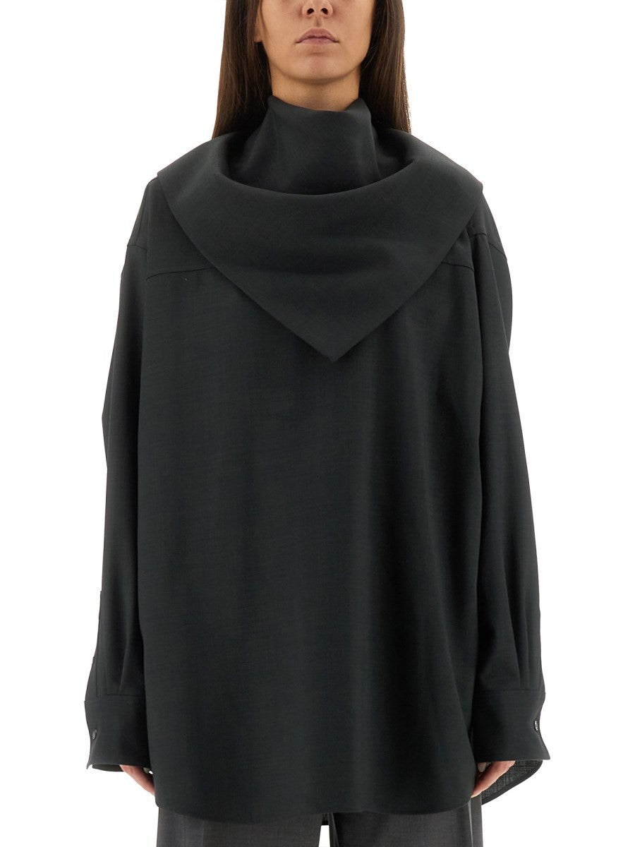 AMI PARIS BLUE BANDANA