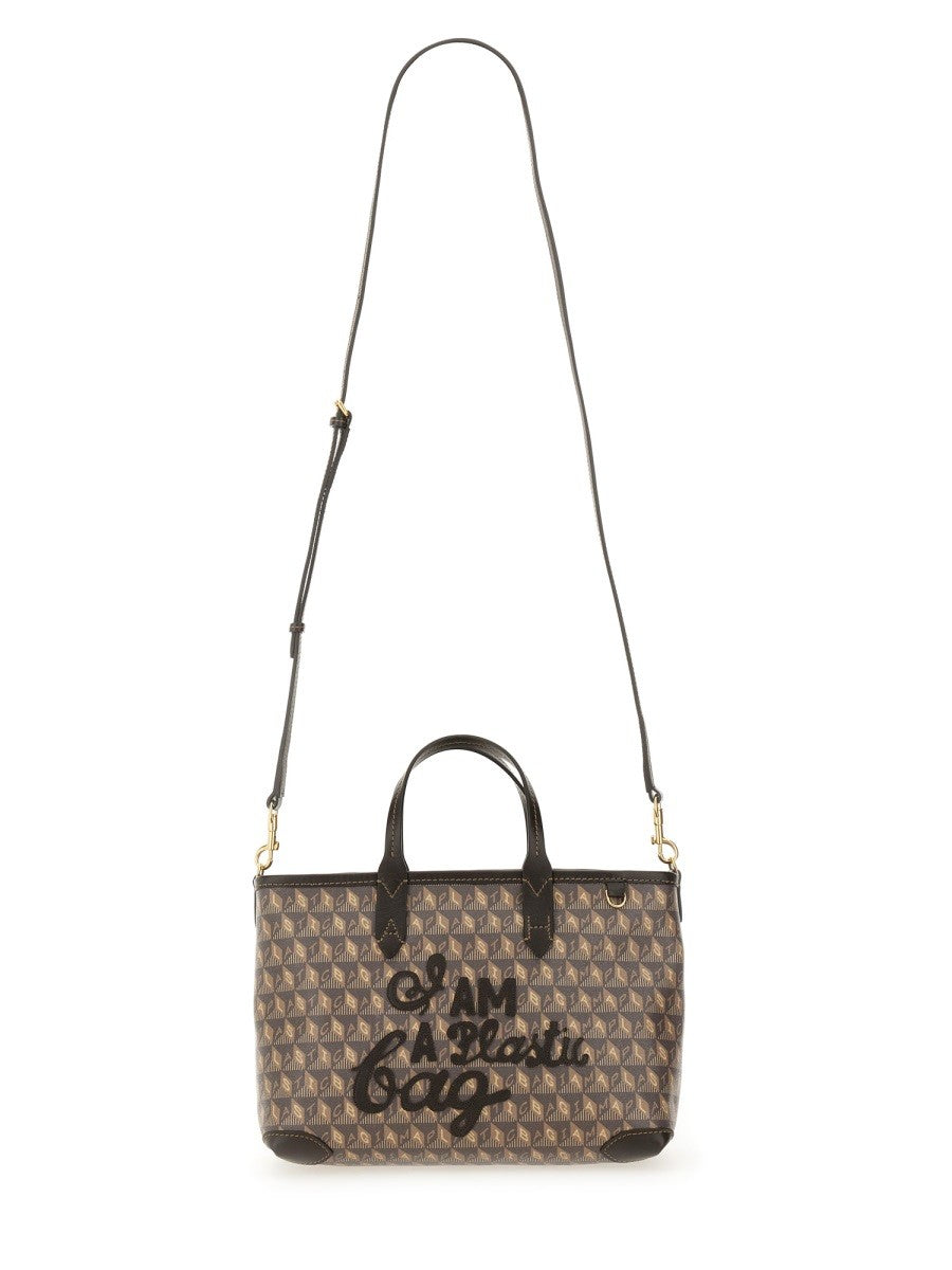ANYA HINDMARCH "I AM A PLASTIC BAG" TOTE BAG XS