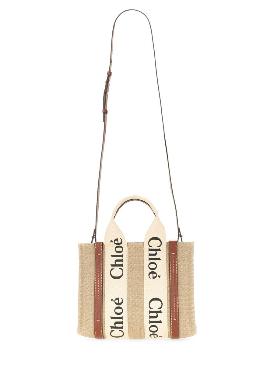 CHLOÉ BORSA TOTE "WOODY" SMALL