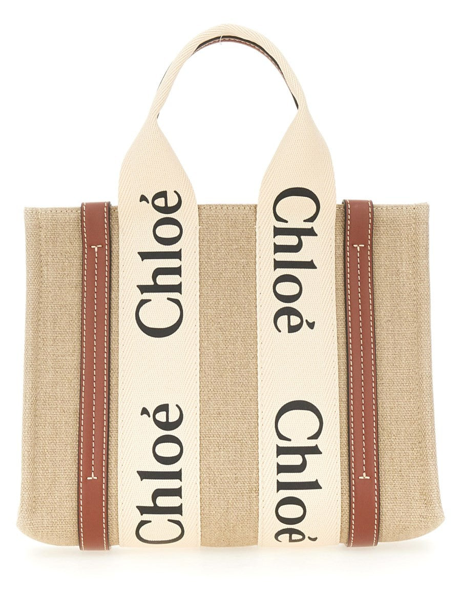 CHLOÉ BORSA TOTE "WOODY" SMALL