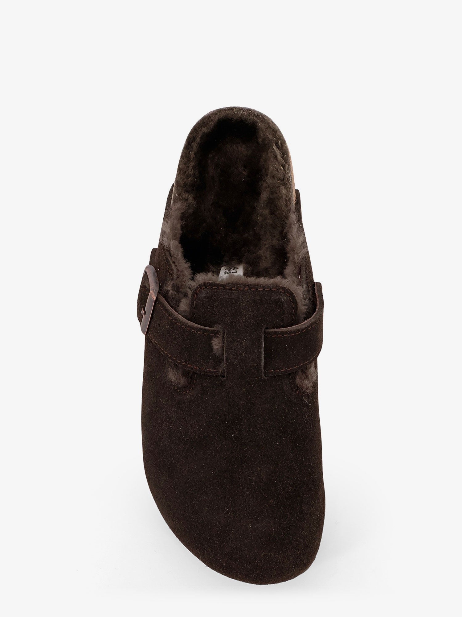 Birkenstock Boston VL/Shearling suede mule