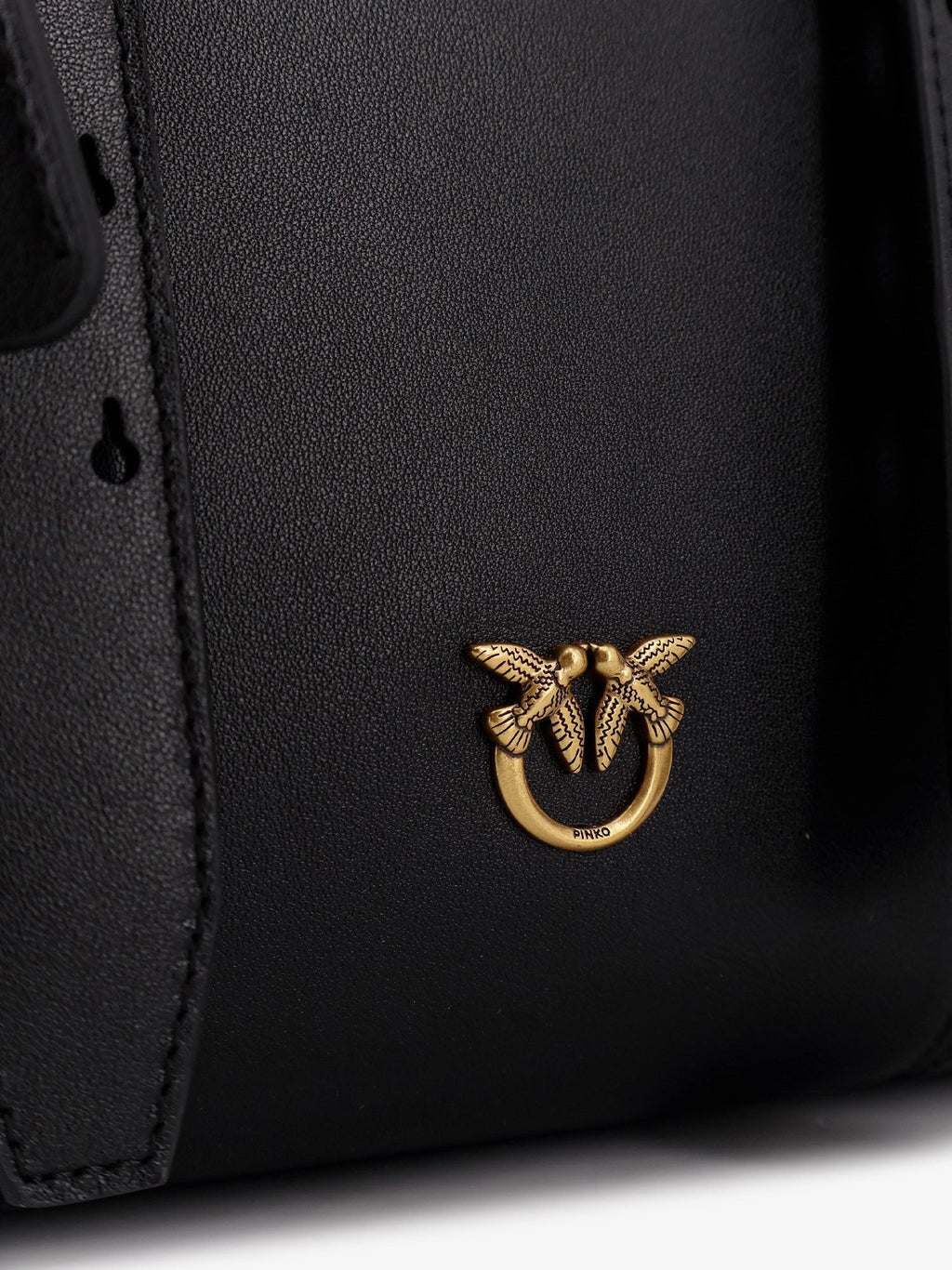 Pinko Bowling bag leather shoulder bag