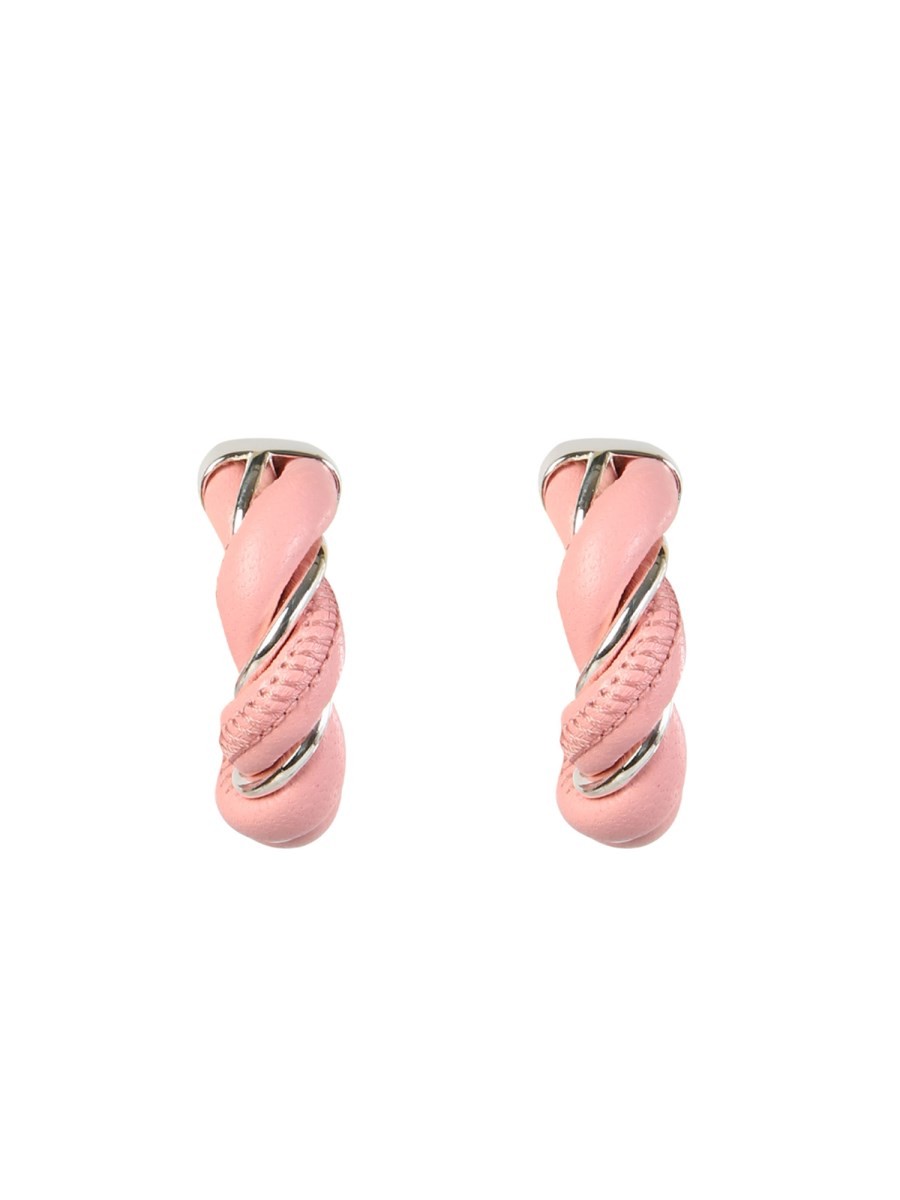 Bottega Veneta BRAIDED HOOP EARRINGS