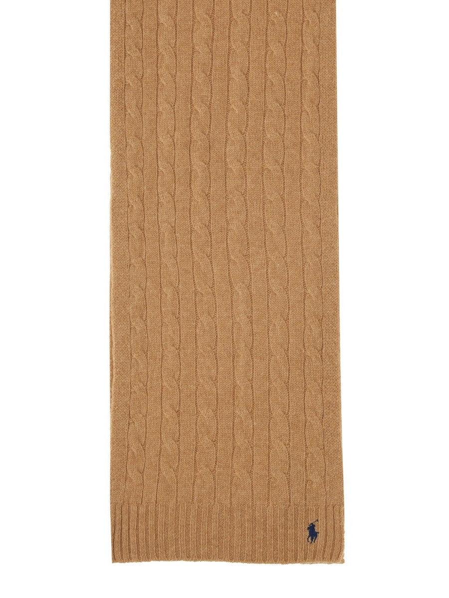 Polo Ralph Lauren BRAIDED WOOL AND CASHMERE SCARF