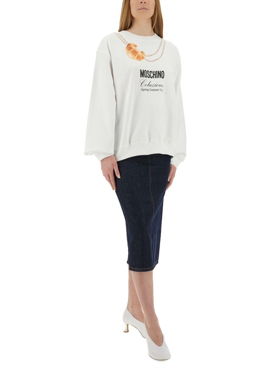 Moschino "BREAKFAST" SWEATSHIRT