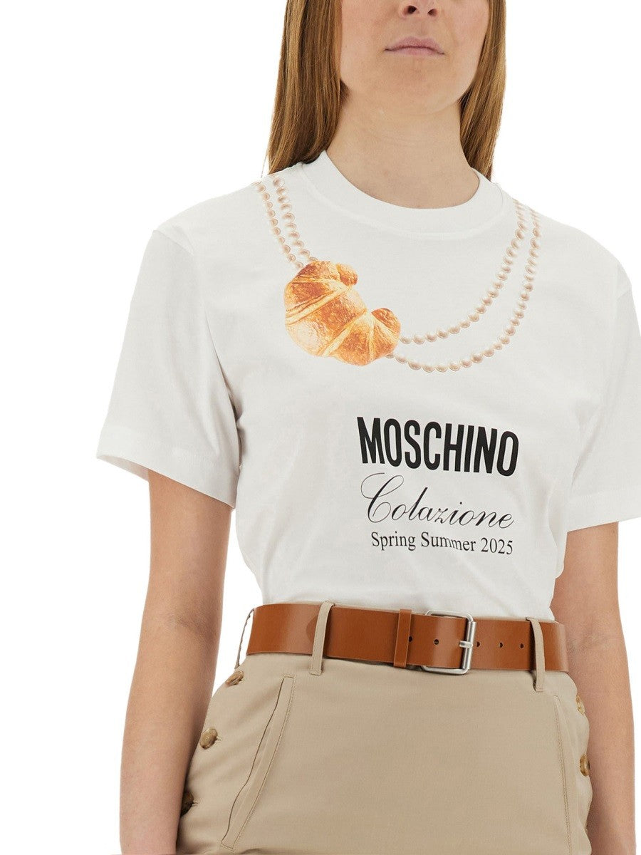 Moschino "BREAKFAST" T-SHIRT