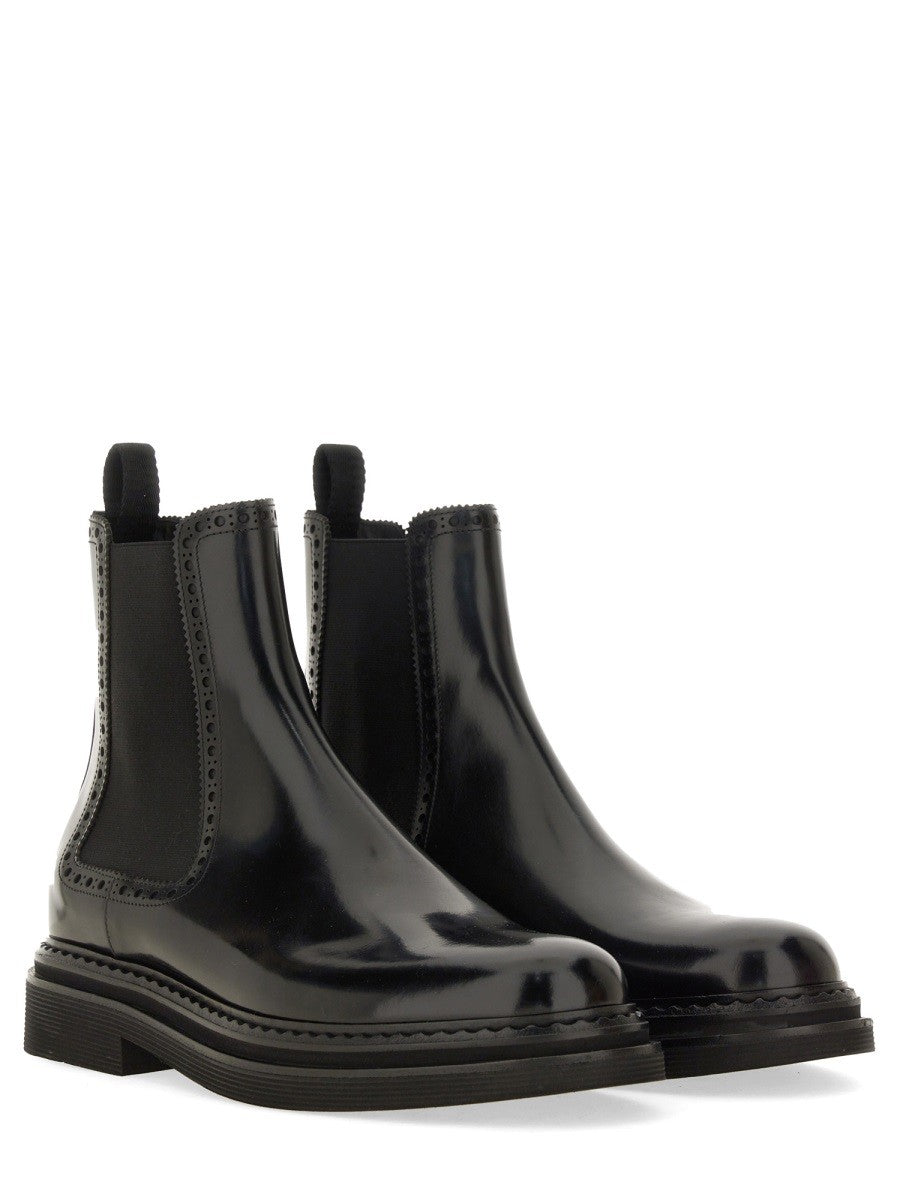 Dolce & Gabbana BRUSHED LEATHER BOOT