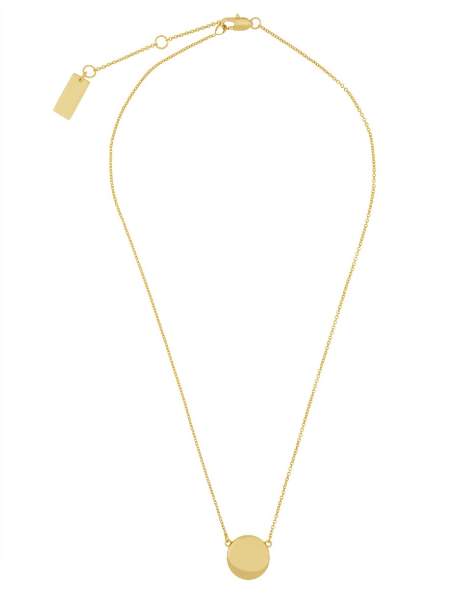 Marc Jacobs "BUTTON PENDANT" NECKLACE