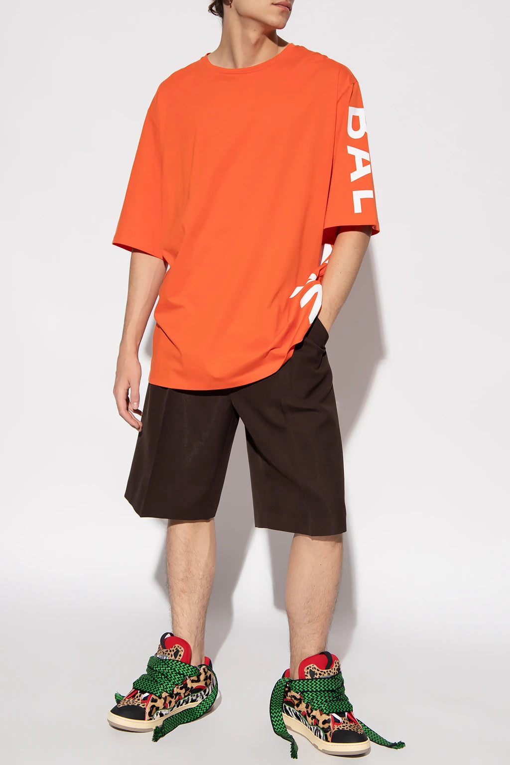 Balmain T-shirt & Top Orange Man