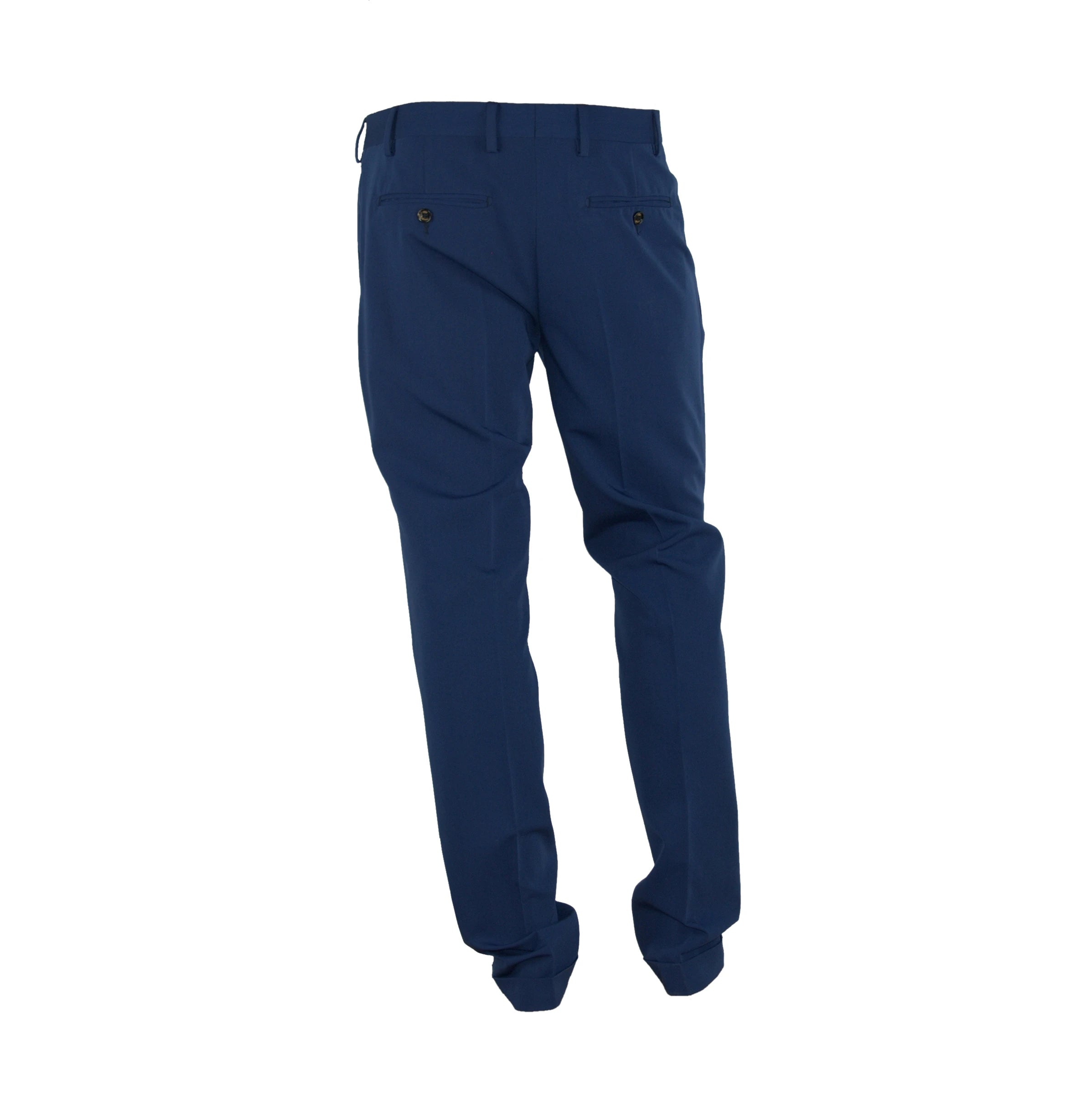 100% Milano Trousers Blue Man