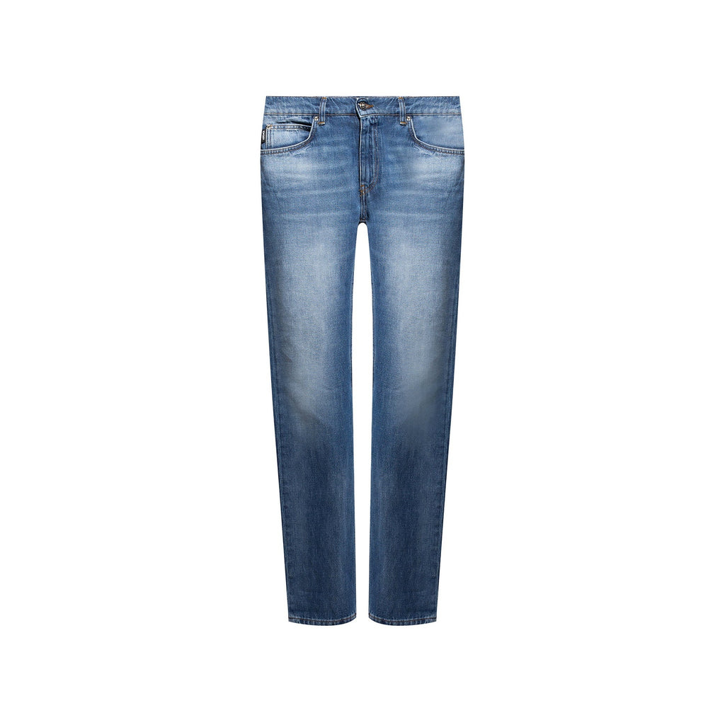 Versace Cotton Logo Denim Jeans