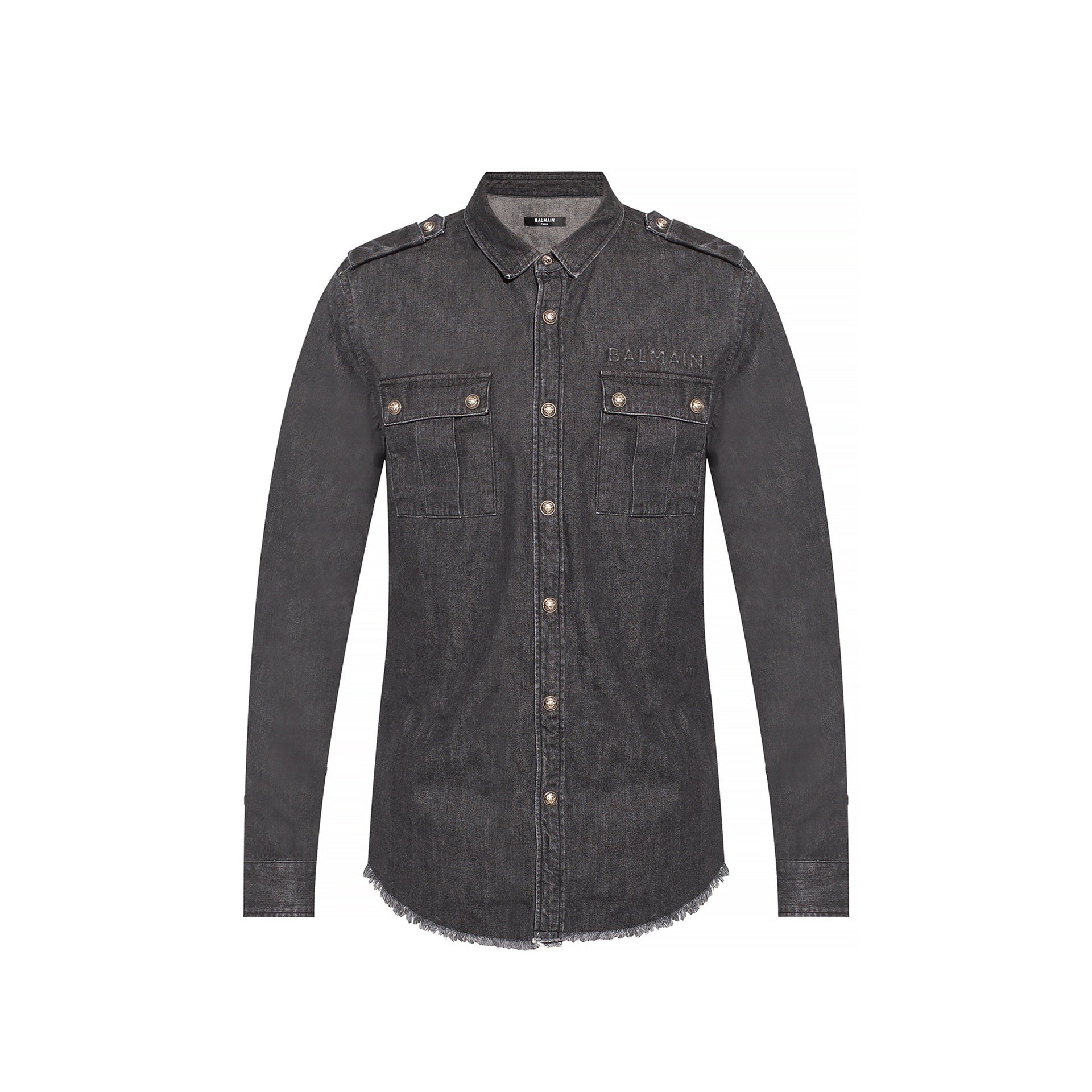 Balmain Cotton Denim Shirt