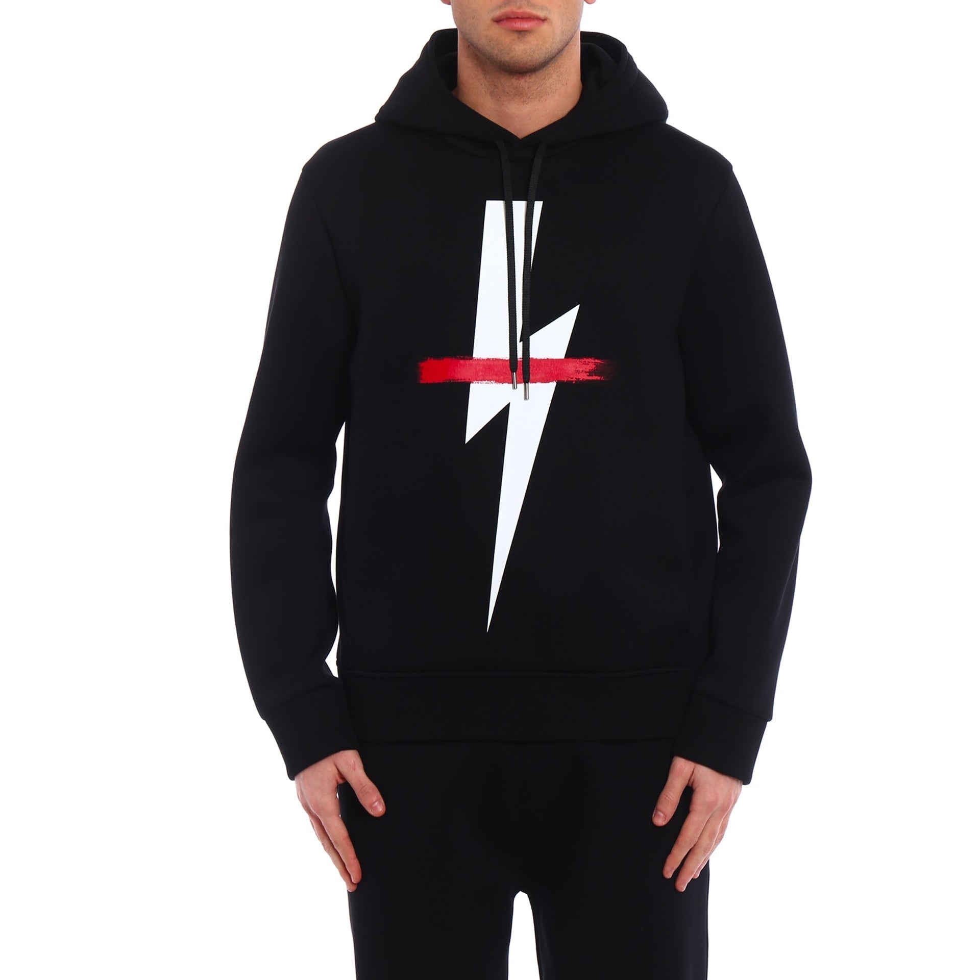 Neil Barrett Logo Hooded Sweatshirt – Siebentaschen