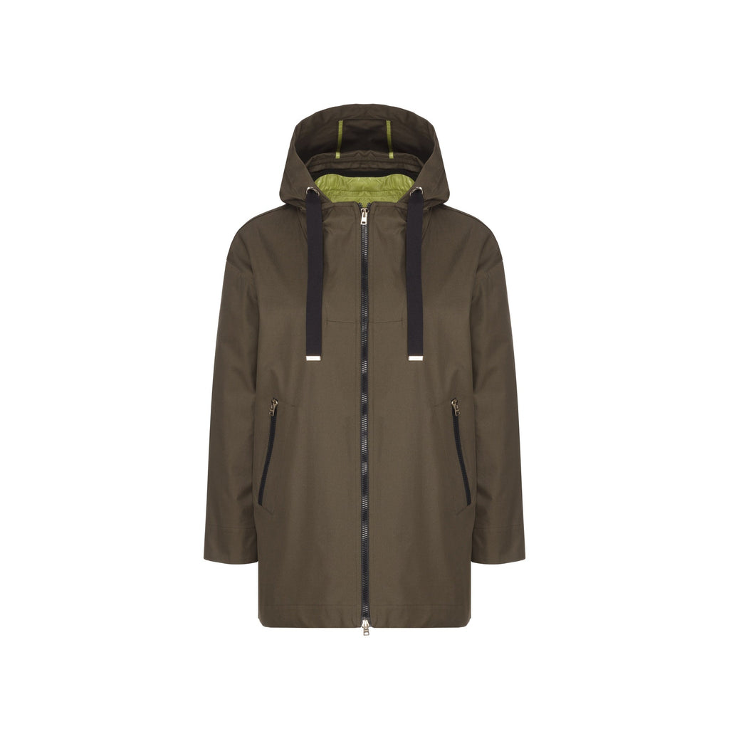 Herno Ruffled Flared Coat – Siebentaschen