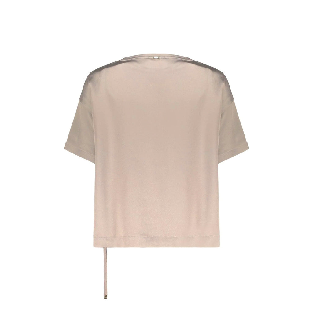 Herno asymmetric short-sleeve blouse – Siebentaschen