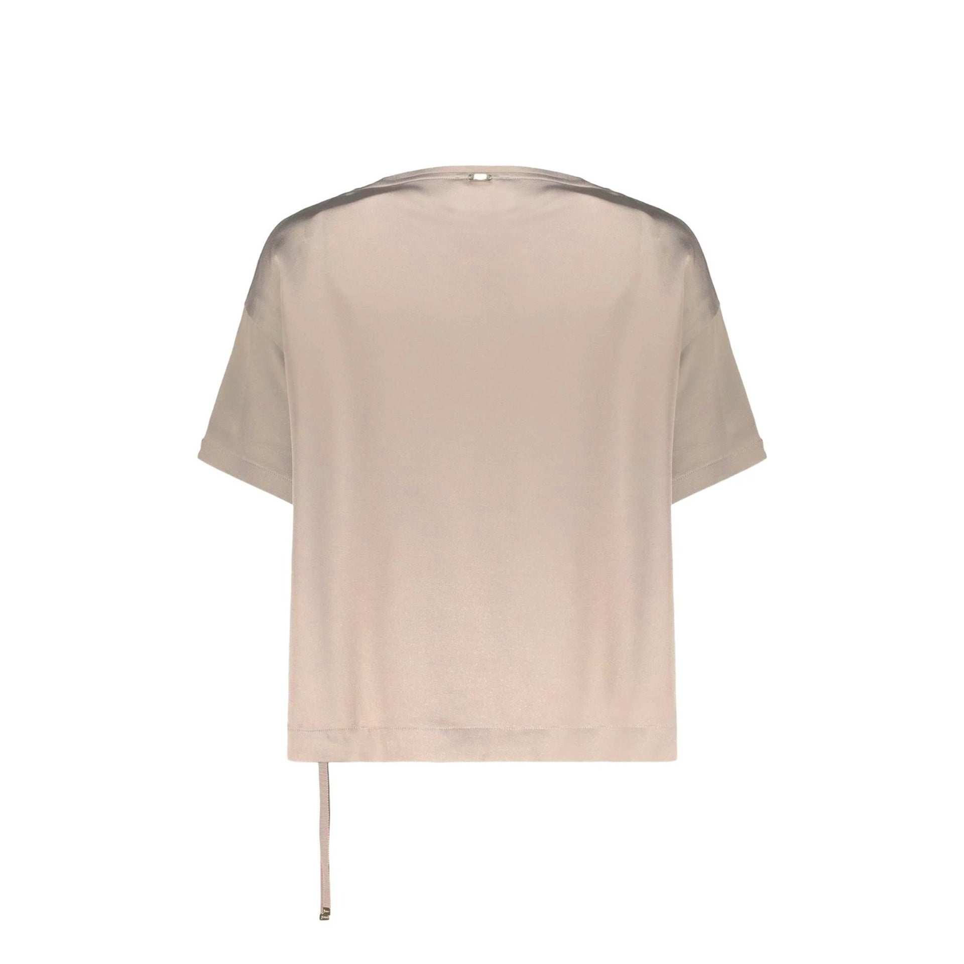 Herno  asymmetric short-sleeve blouse