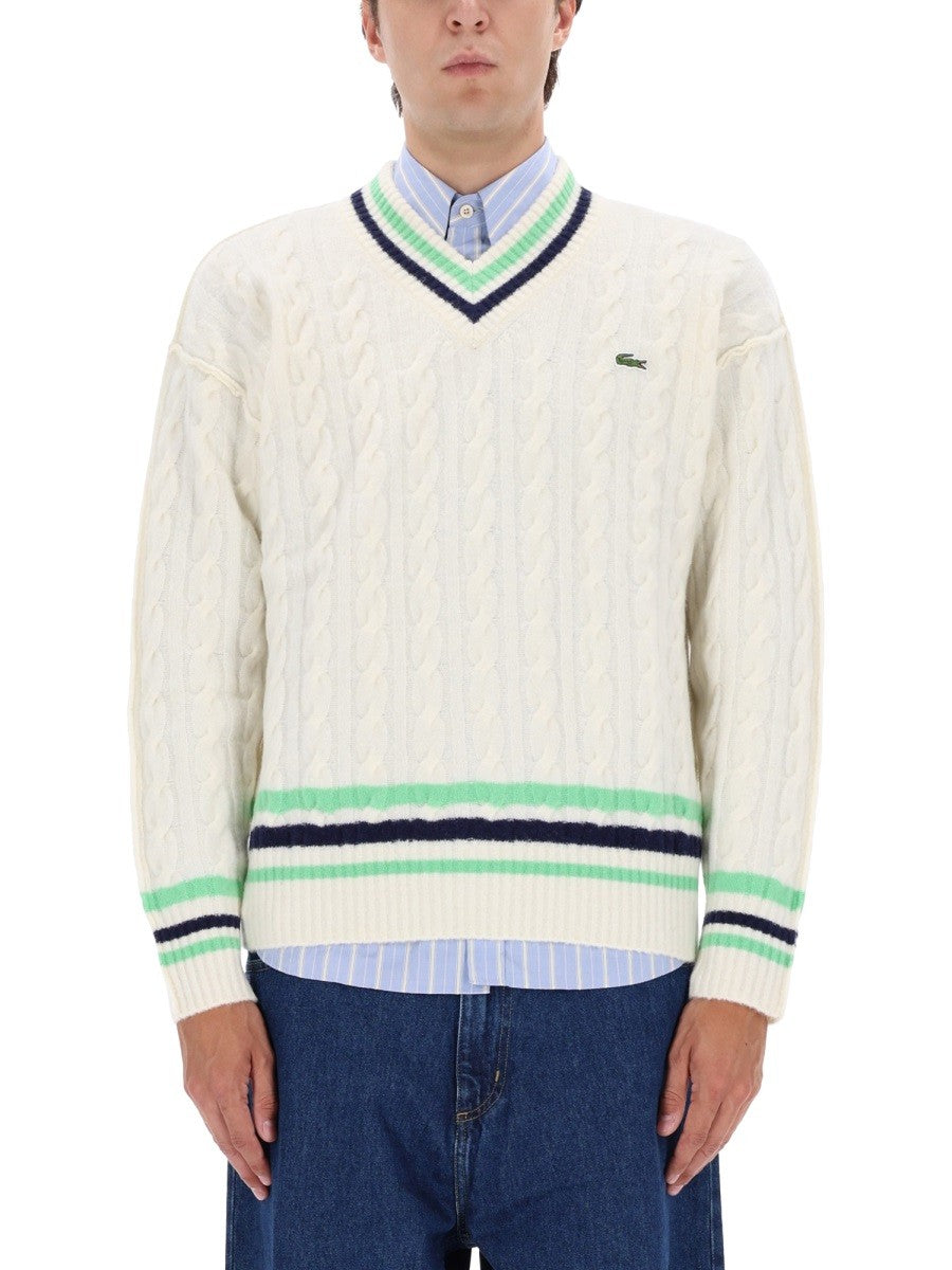 Lacoste CABLE-KNIT SWEATER