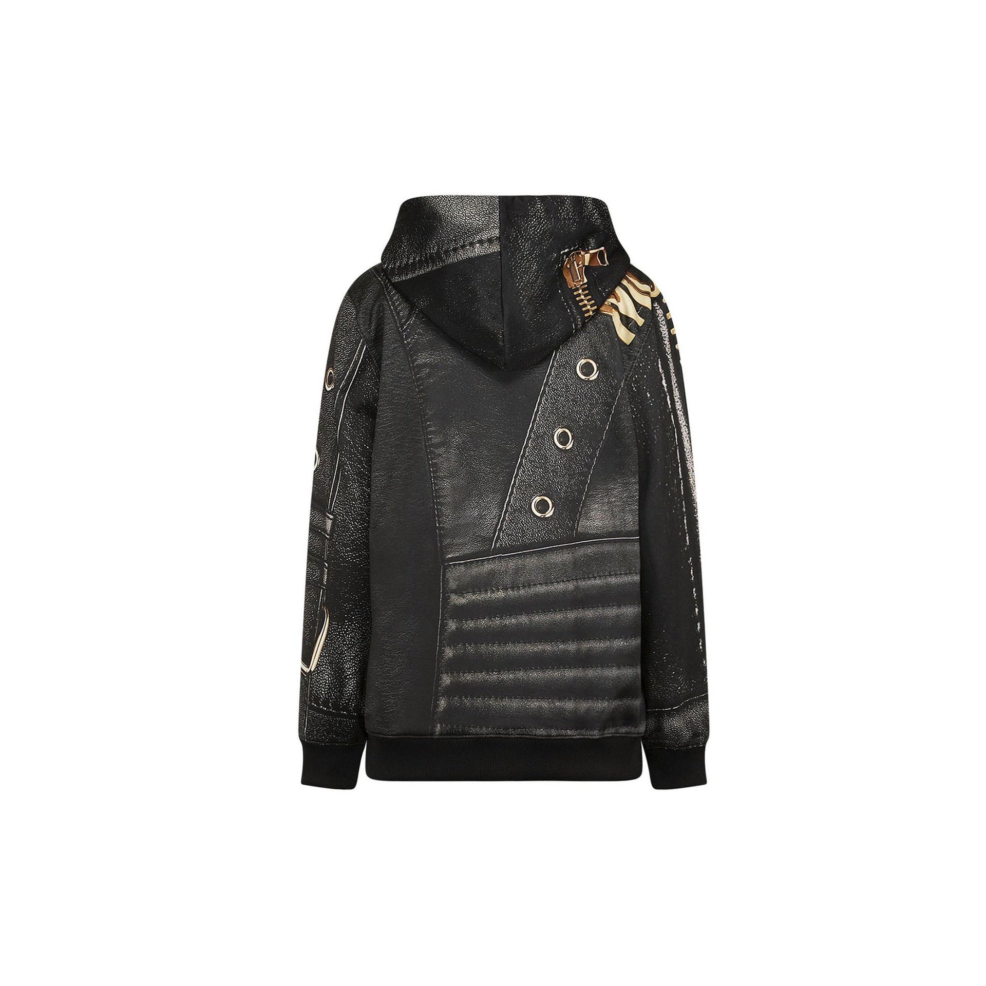 Moschino Marco Biker Hooded Sweatshirt