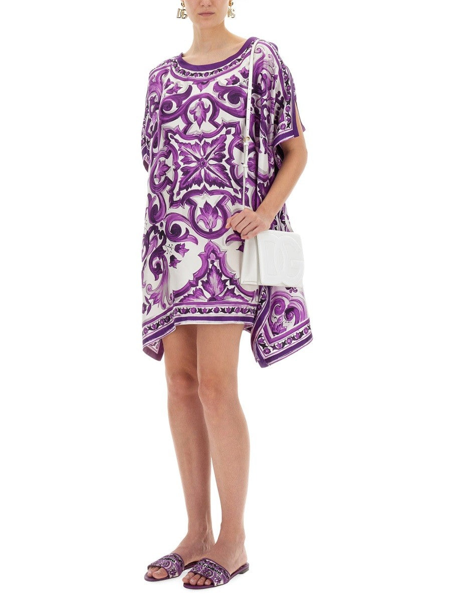 Dolce & Gabbana CAFTAN WITH PRINT